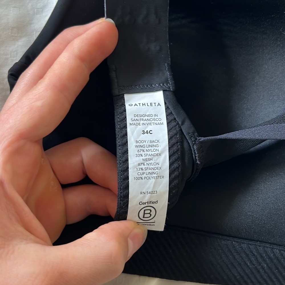 Athleta Size 34C Advance Sports Bra - Picture 3 of 11